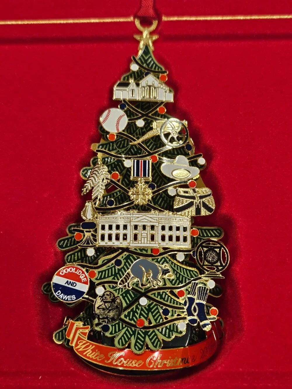 2015 THE WHITE HOUSE HISTORICAL ASSOCIATION CHRISTMAS HOLIDAY ANNUAL ORNAMENT